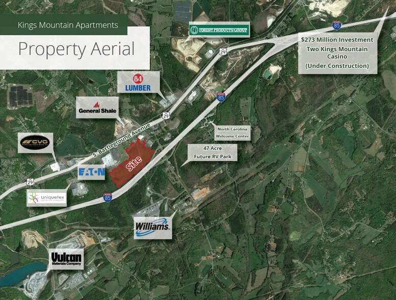 More Photos Of 108 S. Battleground Rd, Kings Mountain Land For Sale