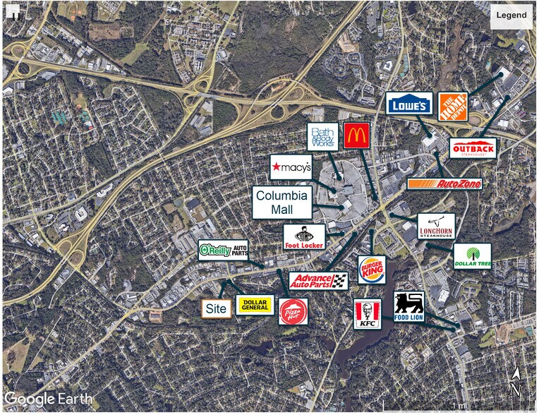 More Photos Of 6230 Two Notch Rd, Columbia Land For Sale