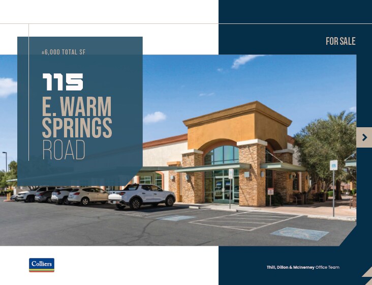 Primary Photo Of 115 E Warm Springs Rd, Las Vegas Office For Sale