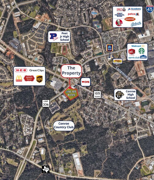 Primary Photo Of North Loop 336, Conroe Land For Sale