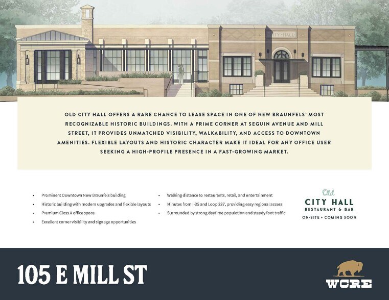 More Photos Of 105 E Mill St, New Braunfels Office For Lease