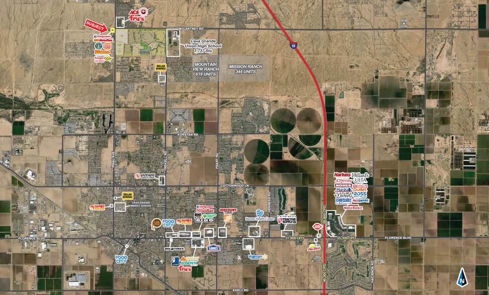 More Photos Of W/Swc McCartney Rd & Pinal Ave, Casa Grande Land For Sale