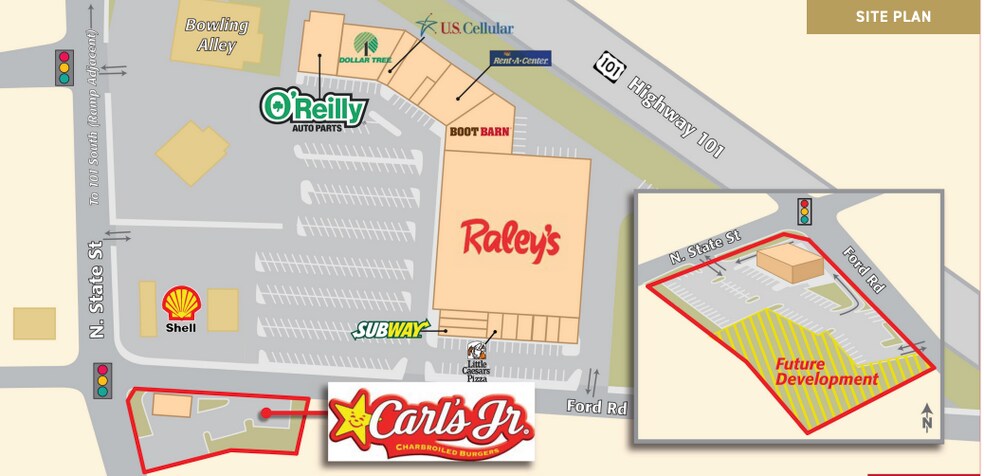 More Photos Of 1275 Ford Rd, Ukiah Fast Food For Lease