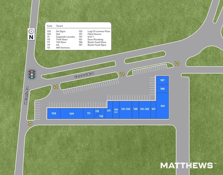 More Photos Of 8121-8185 Canaveral Blvd, Cape Canaveral General Retail For Sale