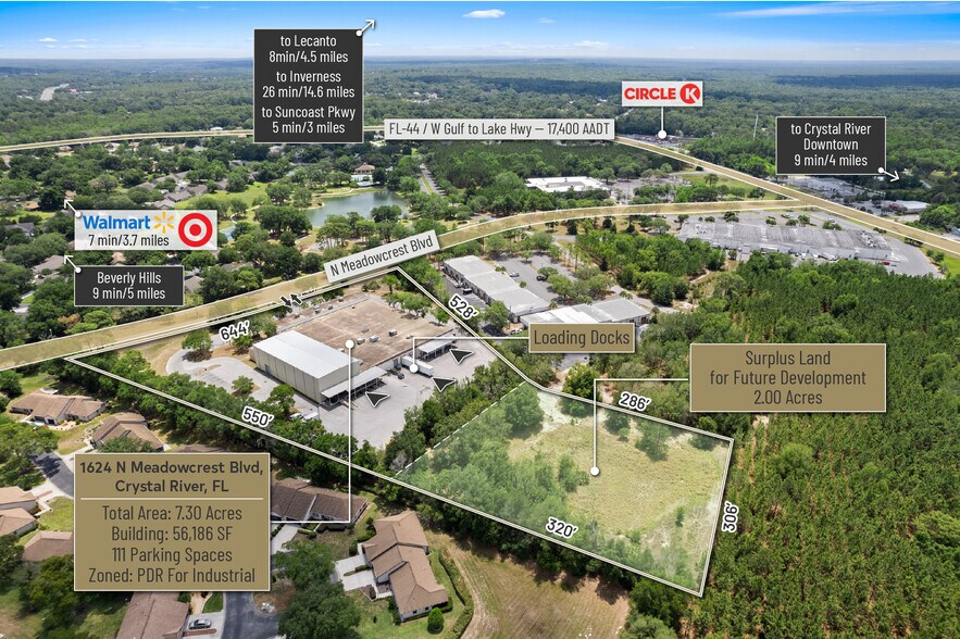 More Photos Of 1624 N Meadowcrest Blvd, Crystal River Manufacturing For Lease