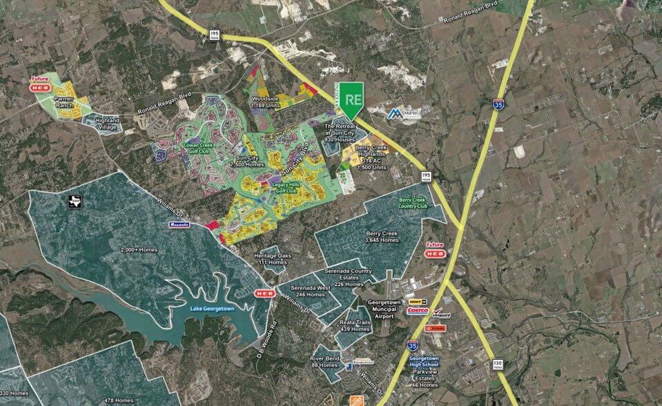 More Photos Of TX-195 & Sun City Blvd, Georgetown Unknown For Lease