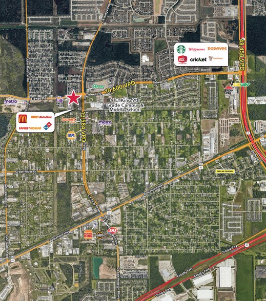 More Photos Of 12356 Tidwell Rd, Houston Freestanding For Lease