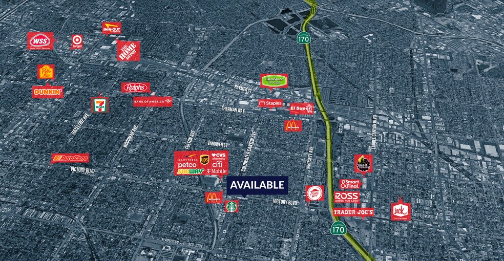 More Photos Of 12800-12806 Victory Blvd, North Hollywood Storefront For Lease
