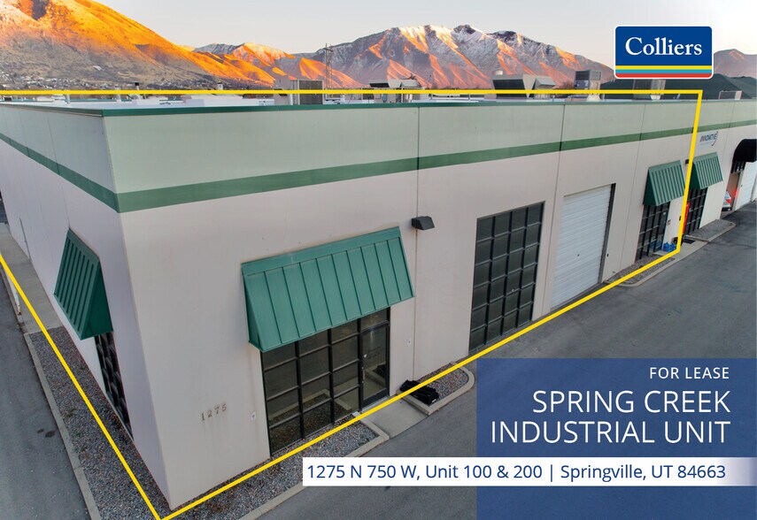 More Photos Of 1278 N 750 W, Springville Industrial For Lease