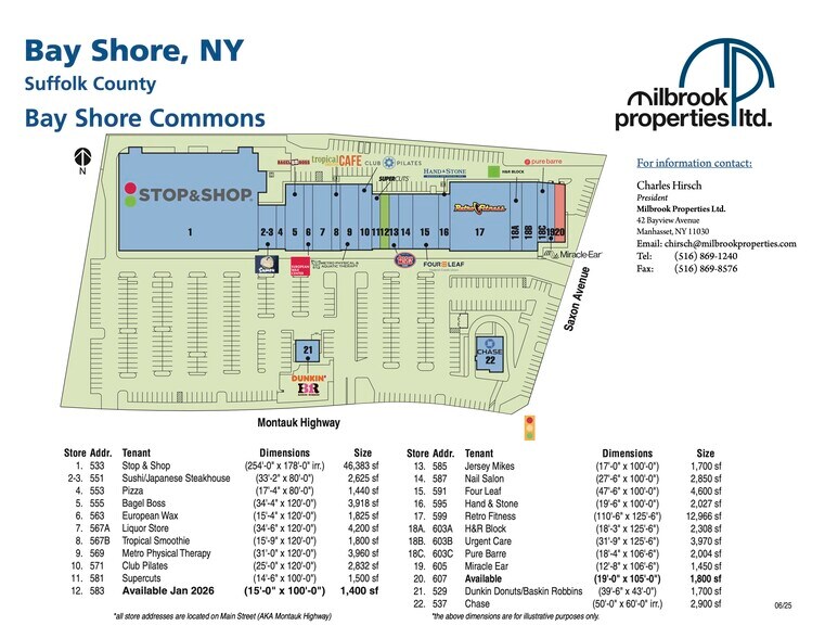 More Photos Of 533-605 Montauk Hwy, Bay Shore Unknown For Lease