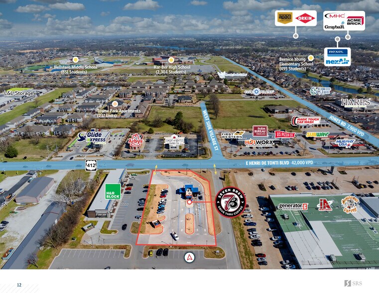 More Photos Of 1359 E Henri De Tonti Blvd, Springdale Fast Food For Sale