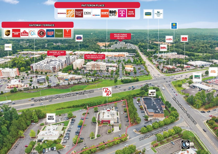 More Photos Of 5313 New Hope Commons Boulevard Ext, Durham General Retail For Sale