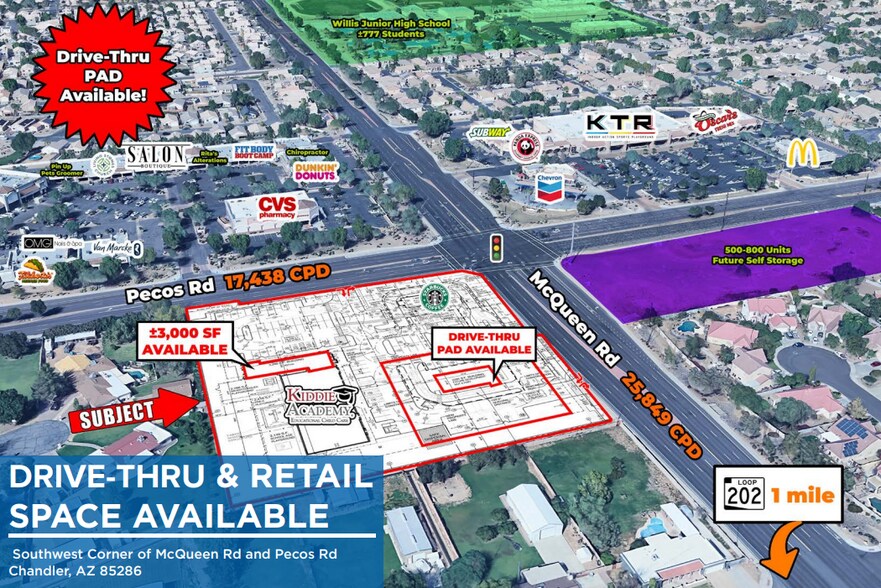 Primary Photo Of 993 E Pecos Rd, Chandler General Retail For Lease