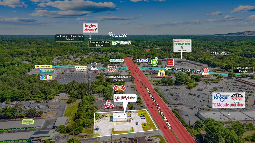 Primary Photo Of 1247 S Hairston Rd, Stone Mountain Auto Repair For Sale