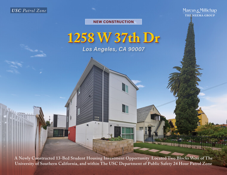 Primary Photo Of 1258 W 37th Dr, Los Angeles Apartments For Sale