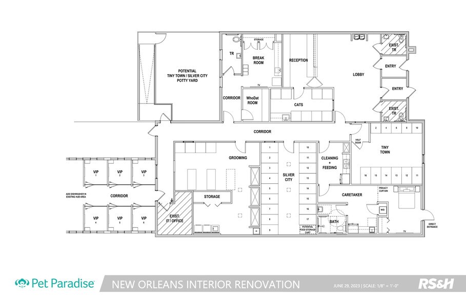 More Photos Of 45 E Airline Hwy, Kenner Veterinarian Kennel For Lease