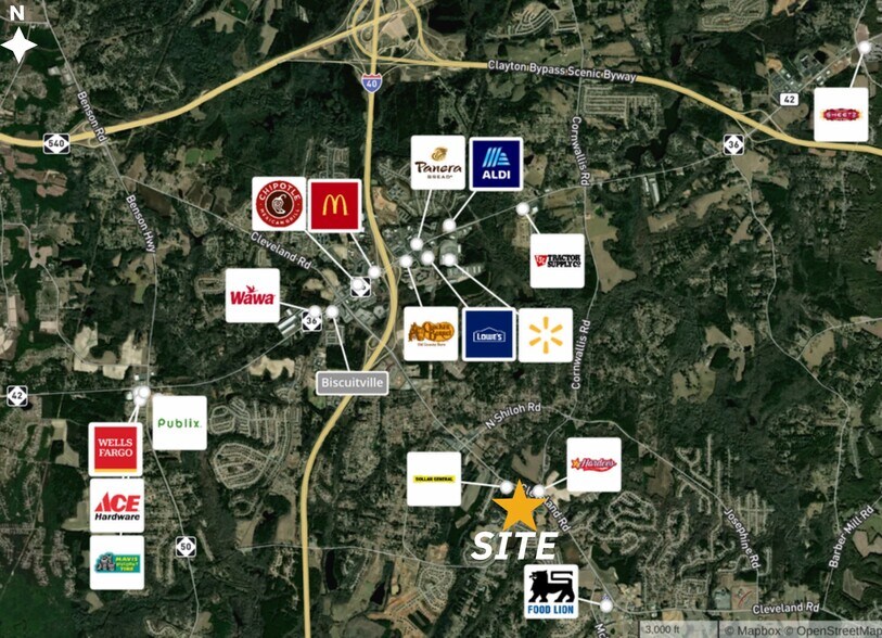 More Photos Of 2791 Cornwallis Rd, Garner Land For Sale