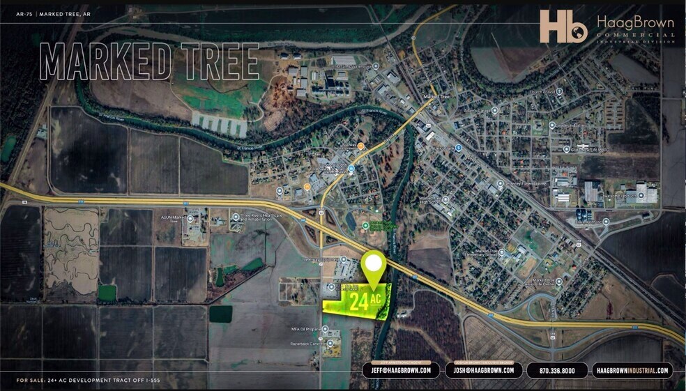 More Photos Of 7390 AR-75, Marked Tree Land For Sale