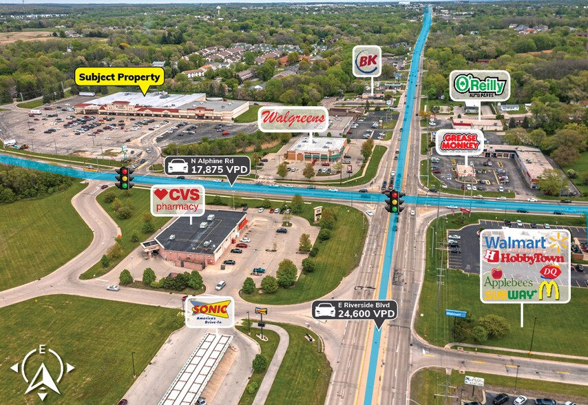 More Photos Of 6550 N Alpine Rd, Loves Park Supermarket For Lease