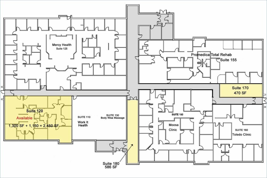 More Photos Of 6839-6855 Spring Valley Dr, Holland Medical For Lease