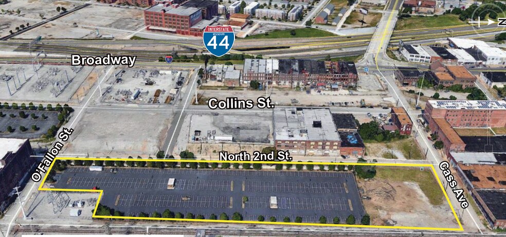 Primary Photo Of 110 Cass Ave, Saint Louis Land For Sale