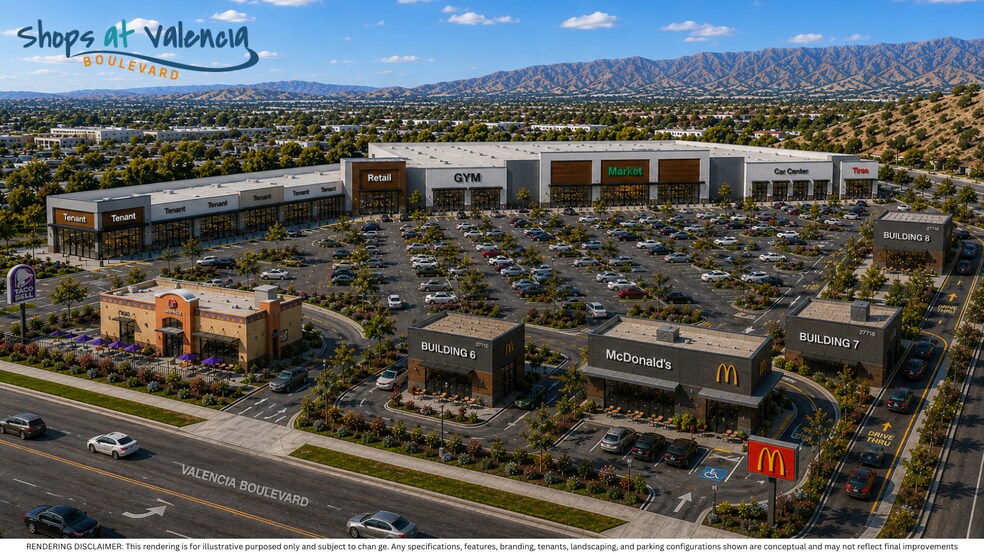 Primary Photo Of 23126-23170 Valencia Blvd, Santa Clarita Supermarket For Lease