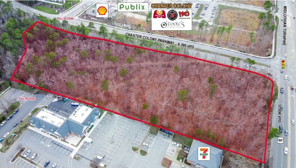 Primary Photo Of 201 Charter Colony Pky, Midlothian Land For Sale