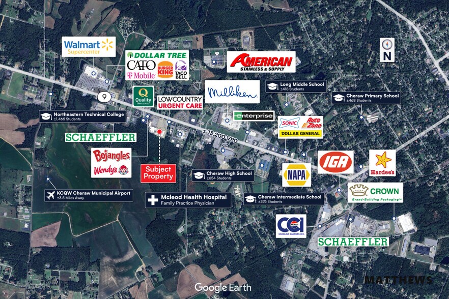 More Photos Of 801-855 Chesterfield Hwy, Cheraw General Retail For Sale
