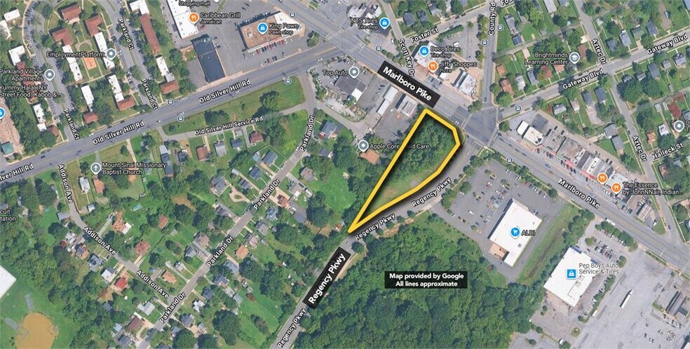 Primary Photo Of 6301 Marlboro Pike, District Heights Land For Sale