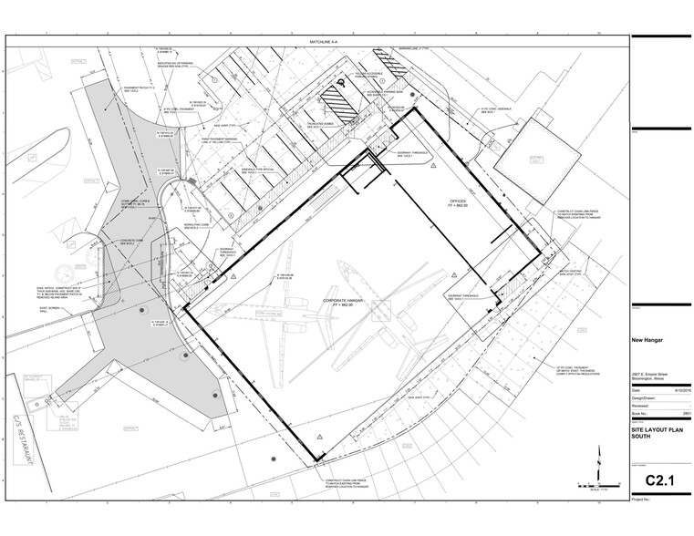 More Photos Of 2907 E Empire St, Bloomington Airplane Hangar For Sale