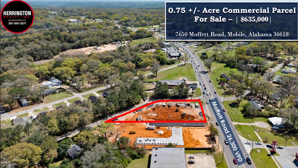 Primary Photo Of 7650 Moffett Road, Mobile Land For Sale