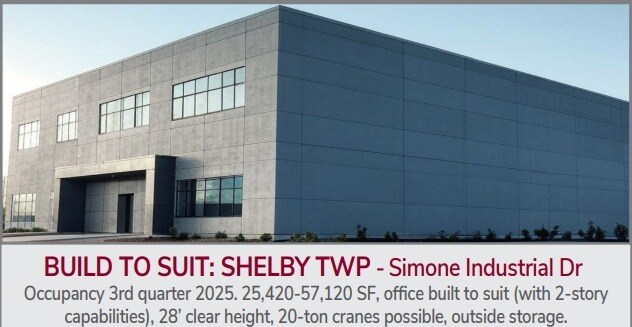 Primary Photo Of Simone Industrial Dr, Shelby Township Warehouse For Lease