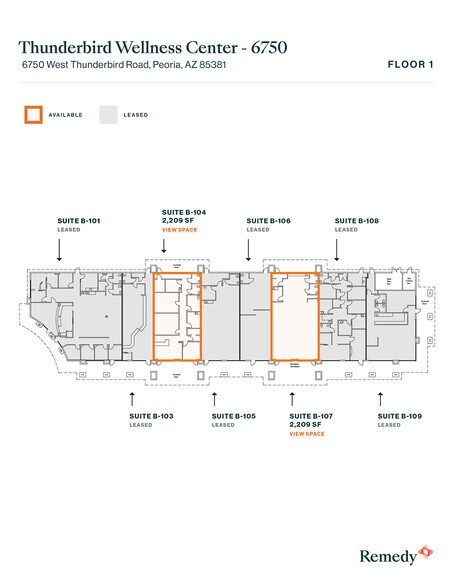 More Photos Of 6750 W Thunderbird Rd, Peoria Medical For Lease
