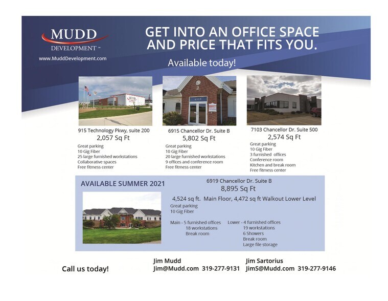 More Photos Of Chancellor Dr, Cedar Falls Office For Lease