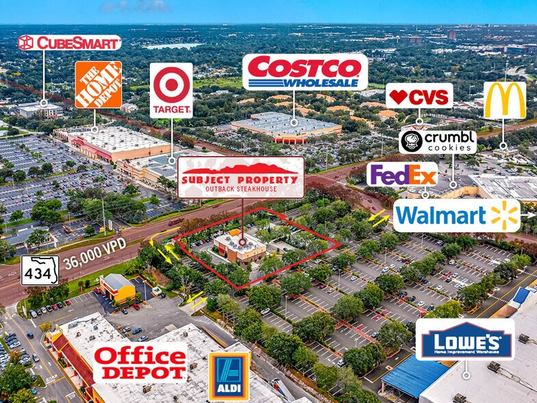 More Photos Of 140 N State Road 434, Altamonte Springs Restaurant For Sale
