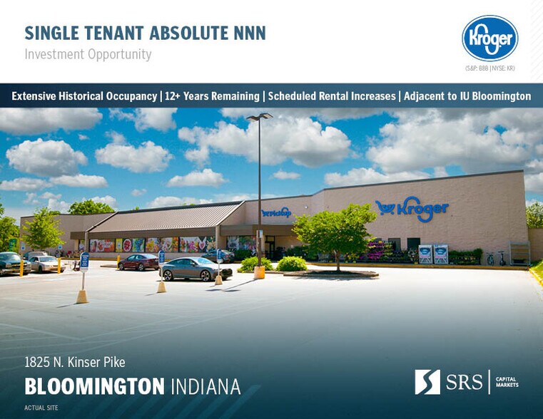 Primary Photo Of 1825 Kinser Pike, Bloomington Supermarket For Sale