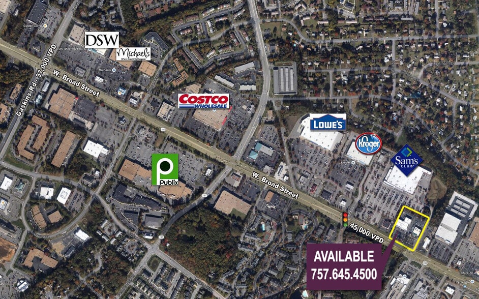 More Photos Of 9320 W Broad St, Richmond Freestanding For Lease