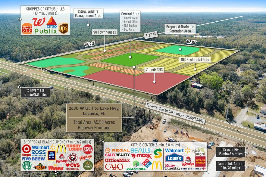 More Photos Of 2630 W Gulf To Lake Hwy, Lecanto Land For Sale