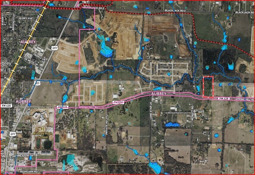 More Photos Of 1937 Spring Hill Rd, Aubrey Land For Sale