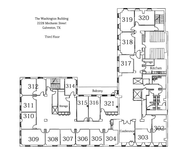 More Photos Of 2228 Mechanic St, Galveston Office For Sale