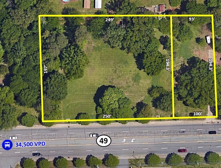 More Photos Of 5242-5260 Highway 49 S, Harrisburg Land For Sale