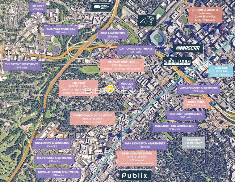 More Photos Of 1513-1521 S Mint St, Charlotte Storefront Retail Office For Sale