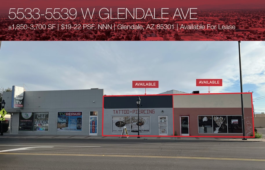 Primary Photo Of 5539 W Glendale Ave, Glendale Storefront Retail Office For Lease