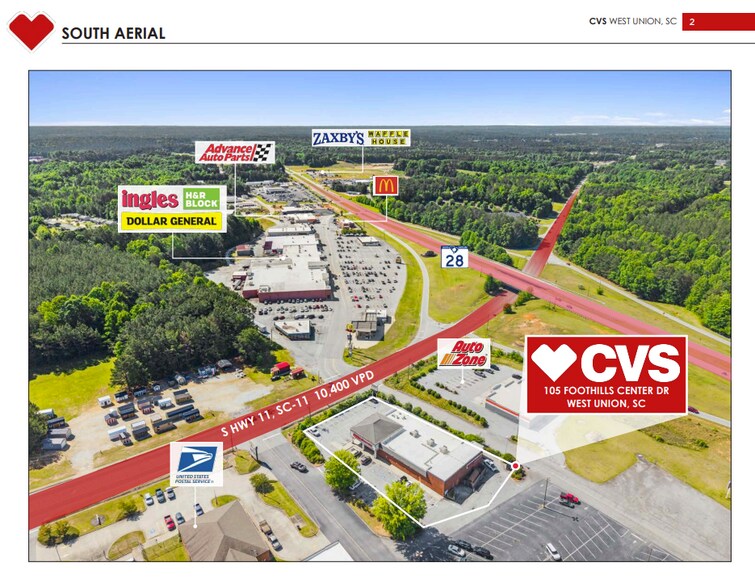 More Photos Of 105 Foothills Center Dr, West Union General Retail For Sale