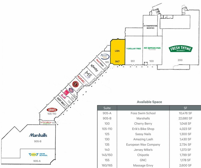 More Photos Of 905-955 E County Rd E, Vadnais Heights General Retail For Lease