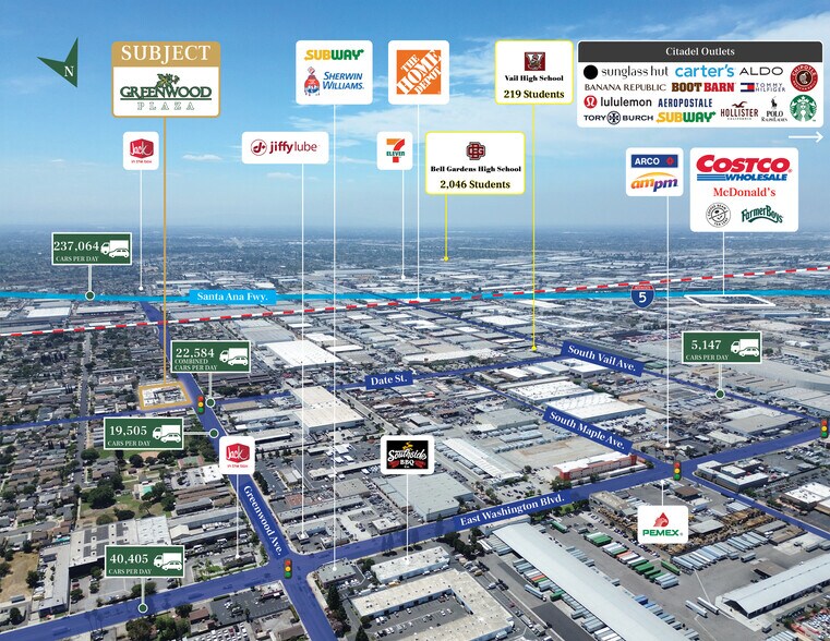More Photos Of 1200-1228 S Greenwood Ave, Montebello General Retail For Sale