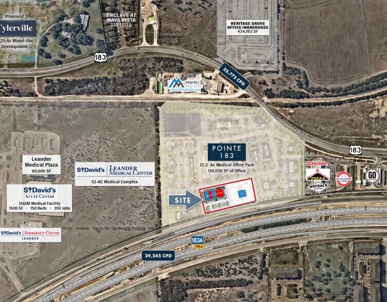 More Photos Of Pointe 183, Leander General Retail For Lease