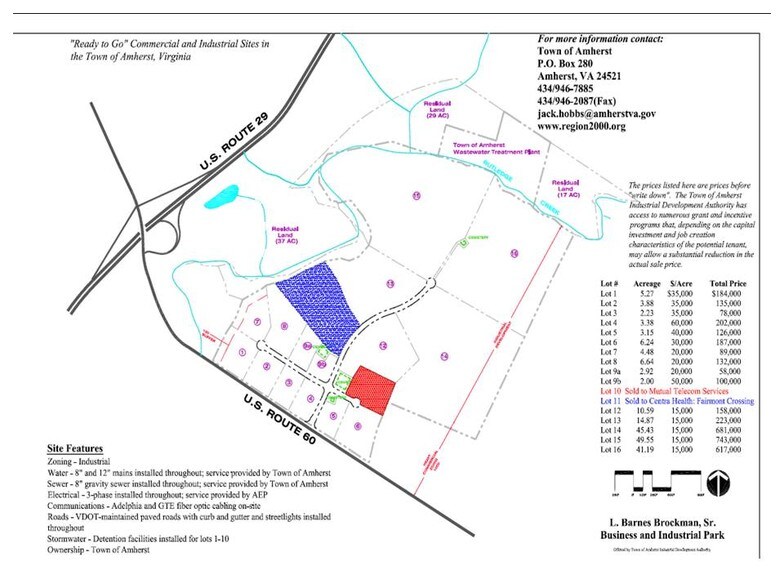 More Photos Of Brockman Park Drive, West & East Commerce St, Amherst Land For Sale