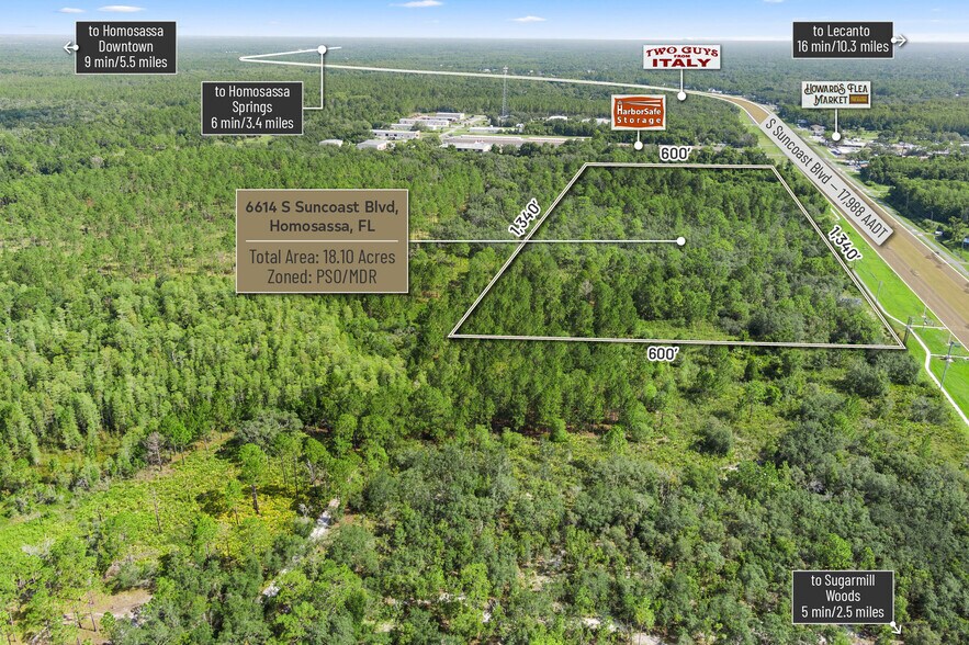 More Photos Of 6614 Suncoast blvd, Homosassa Land For Sale