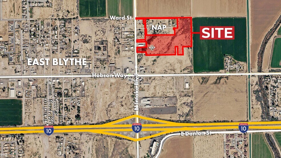 Primary Photo Of W Hobson & N. Intake Blvd, Blythe Land For Sale
